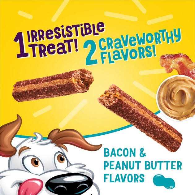 Bacon & Peanut Butter Flavor Dog Treats G6815