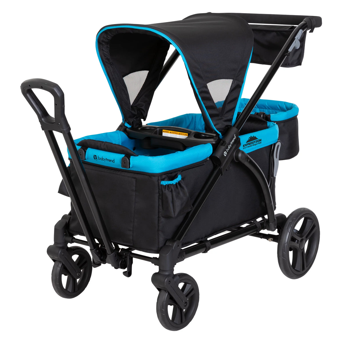 Black 2-in-1 Stroller Wagon I174622
