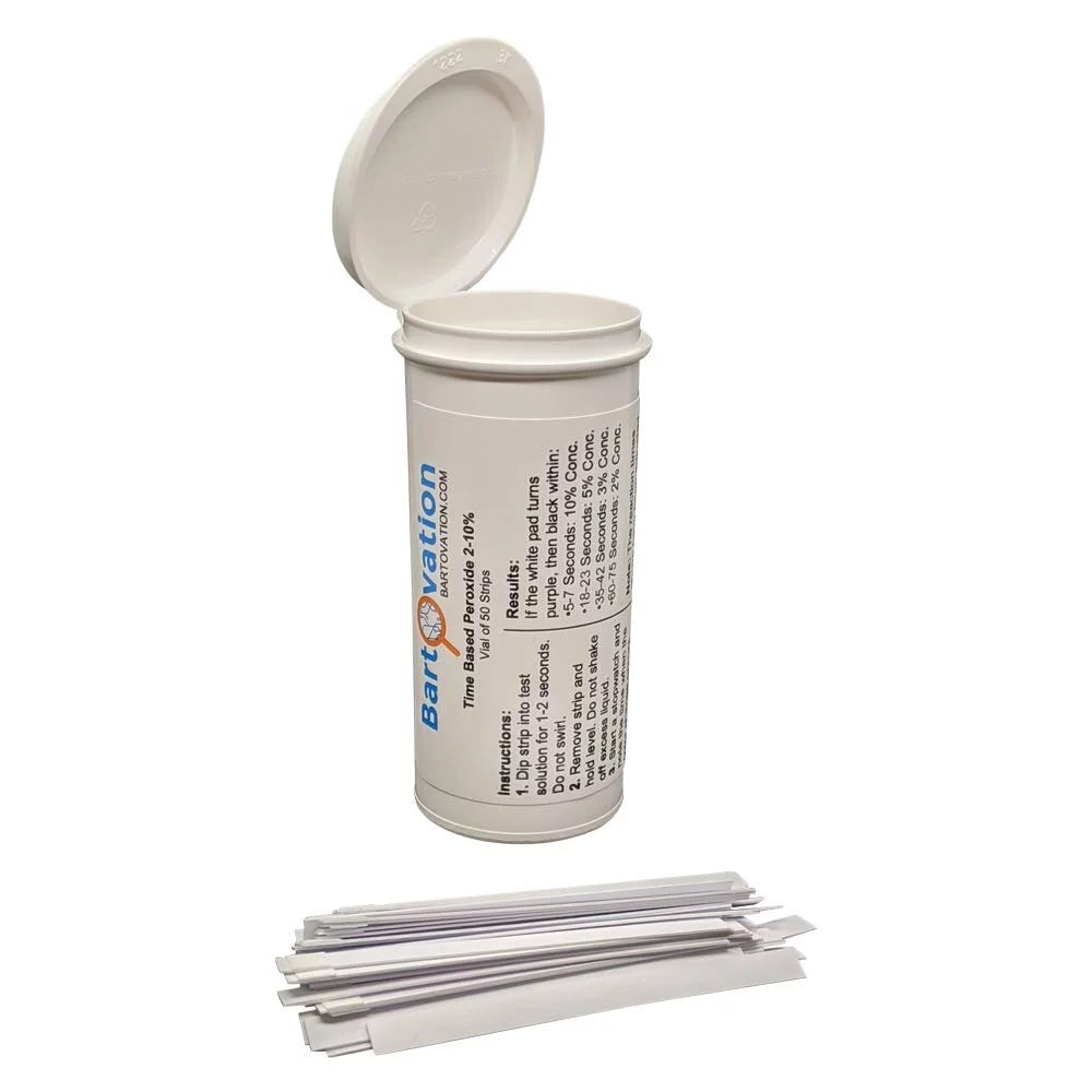 Hydrogen Peroxide Test Strips, 2-10%, 50 Strips S50098