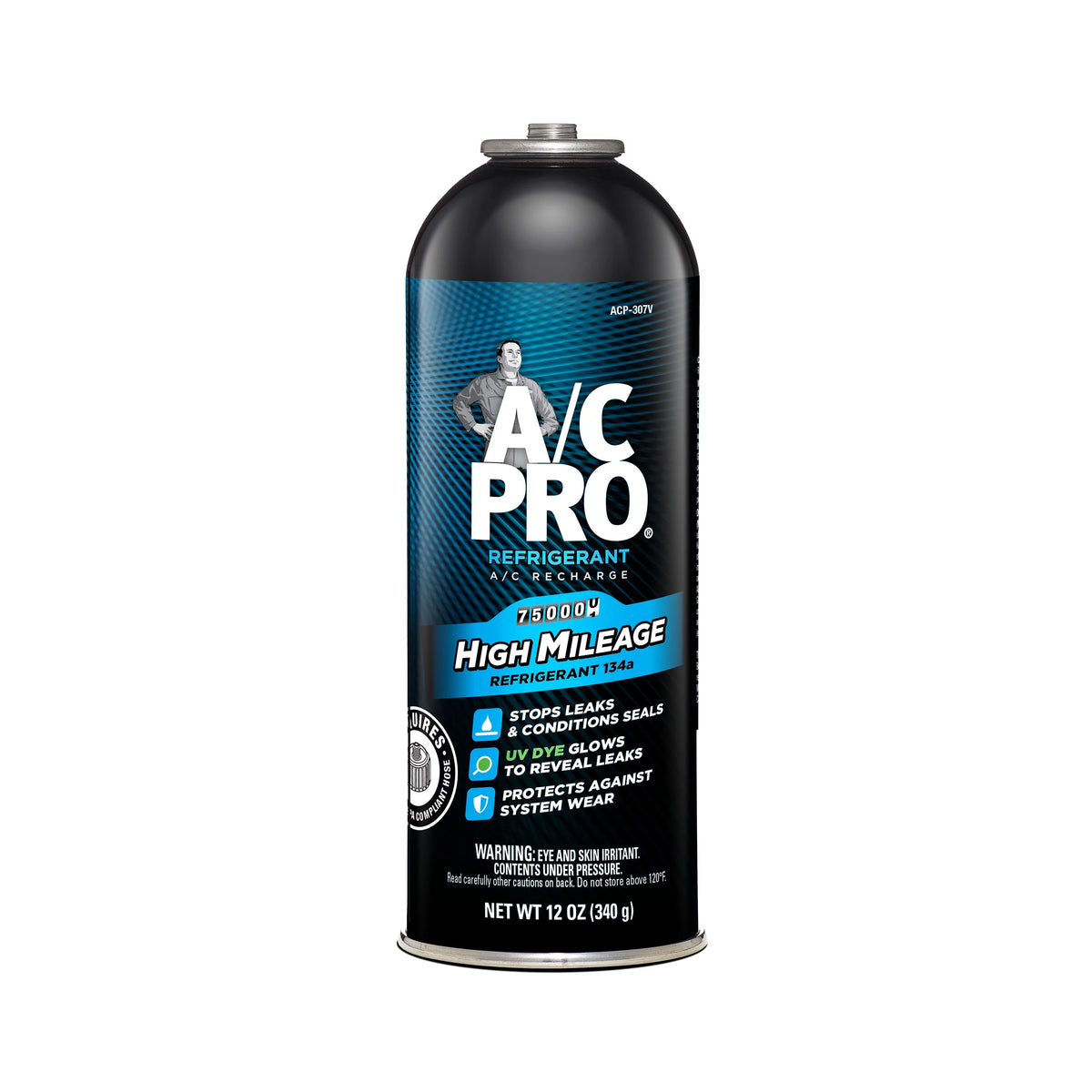 High Mileage R-134a Auto Air Conditioner Refrigerant 12oz P52669