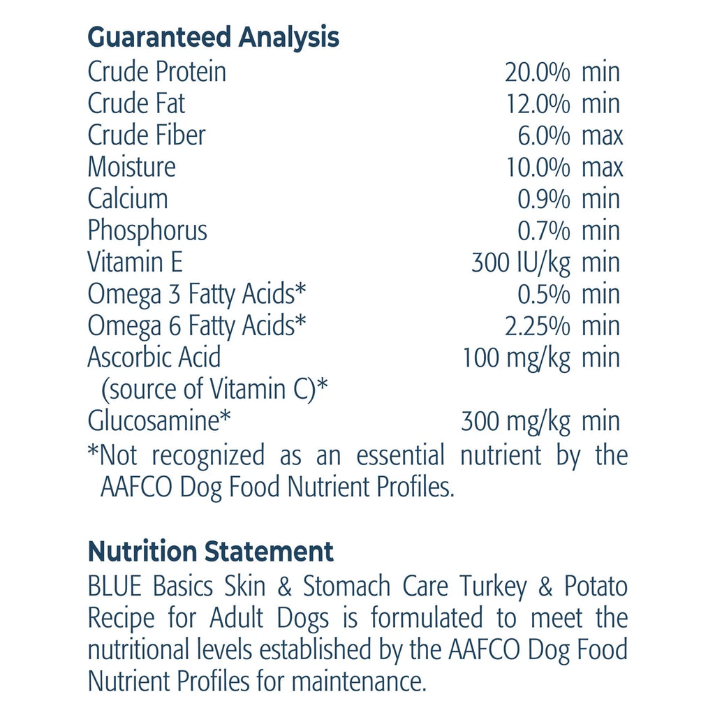Turkey and Potato Dry Dog Food, 11 lb. Bag J2068