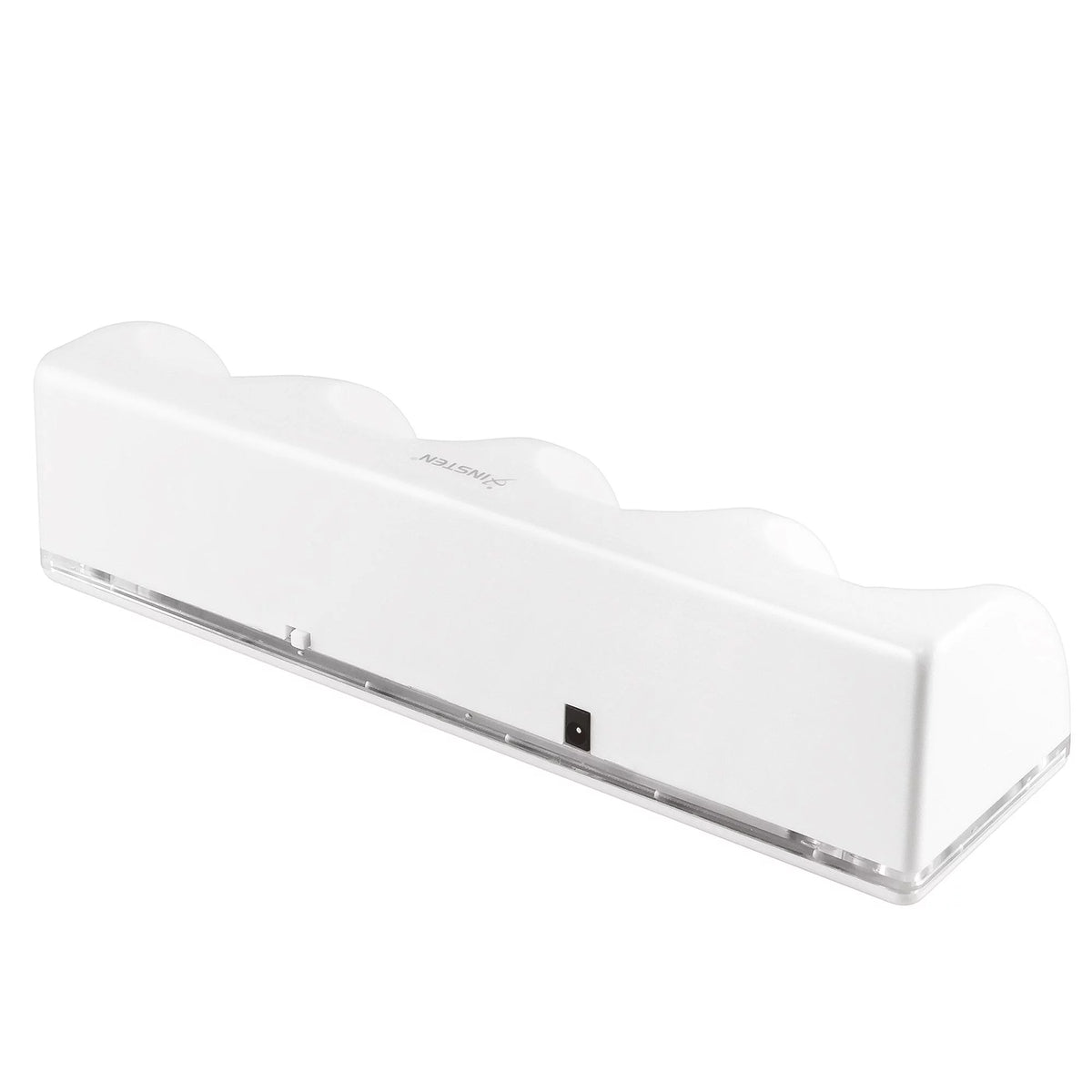White Wii U Quad Remote Controller Charger Dock Station with 4x Rechargeable Battery Pack X57834