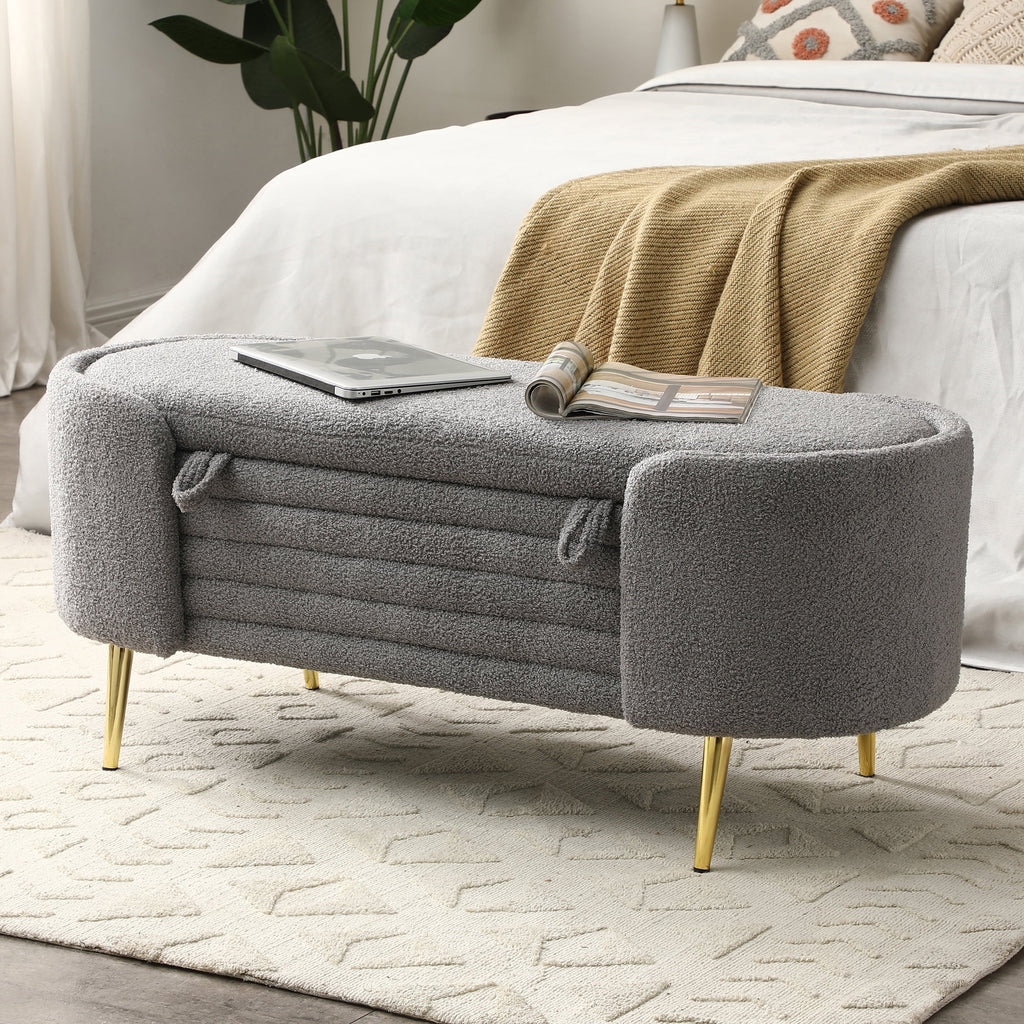 Grey Sherpa Storage Bench C69792