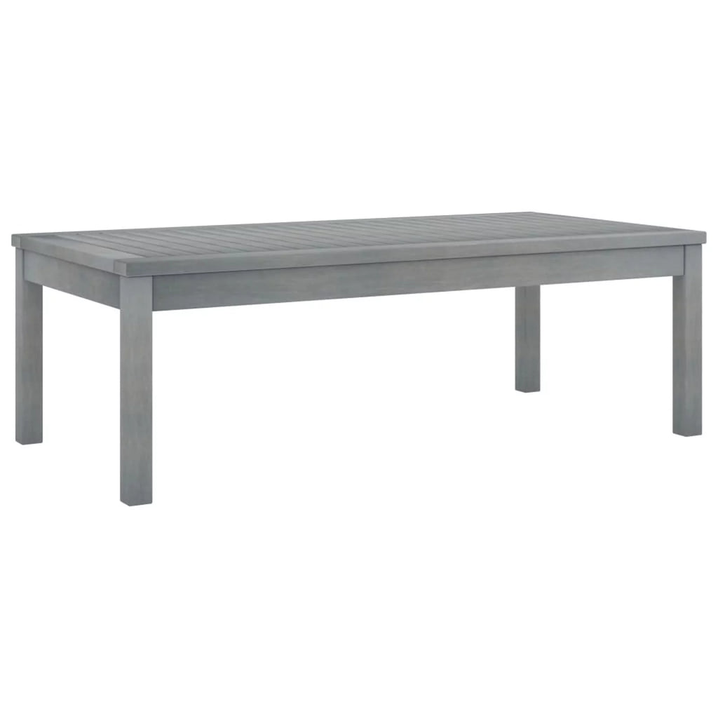 Gray Solid Acacia Wood Coffee Table G268
