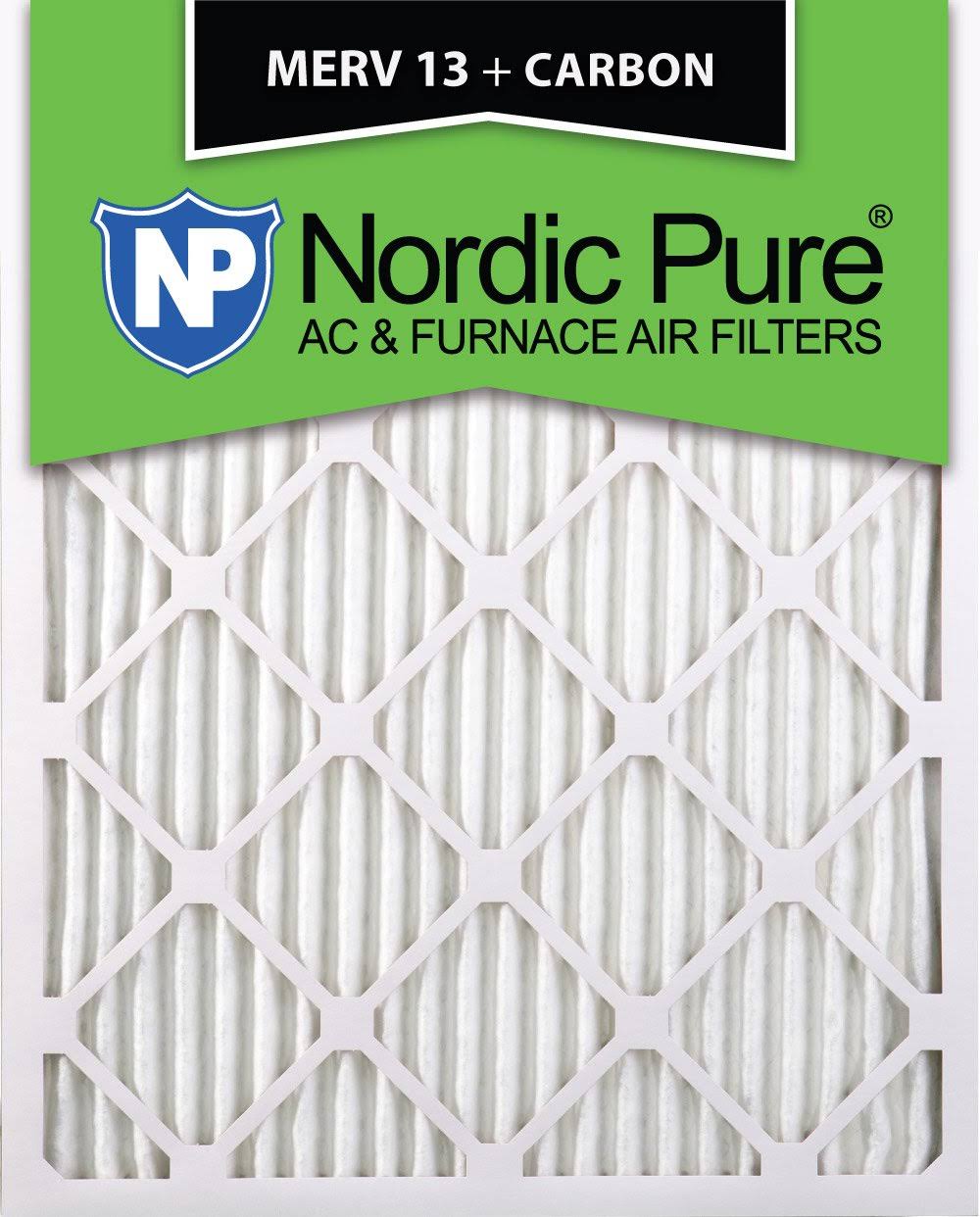 20x25x2 MERV 13 Carbon AC Furnace Air Filters Qty 12 Q9762