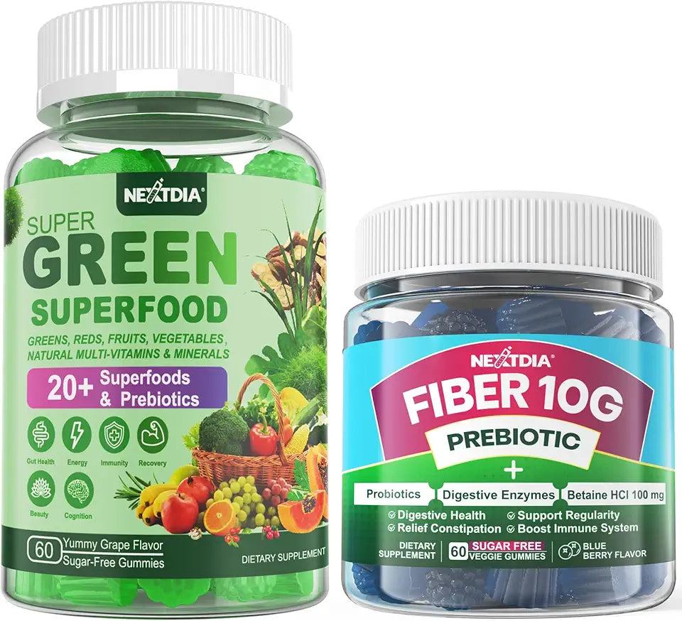 Fiber Gummies + Super Greens Gummies O43919