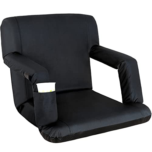20.5"/25" Wide Padded Stadium Seat with Back Support H5264