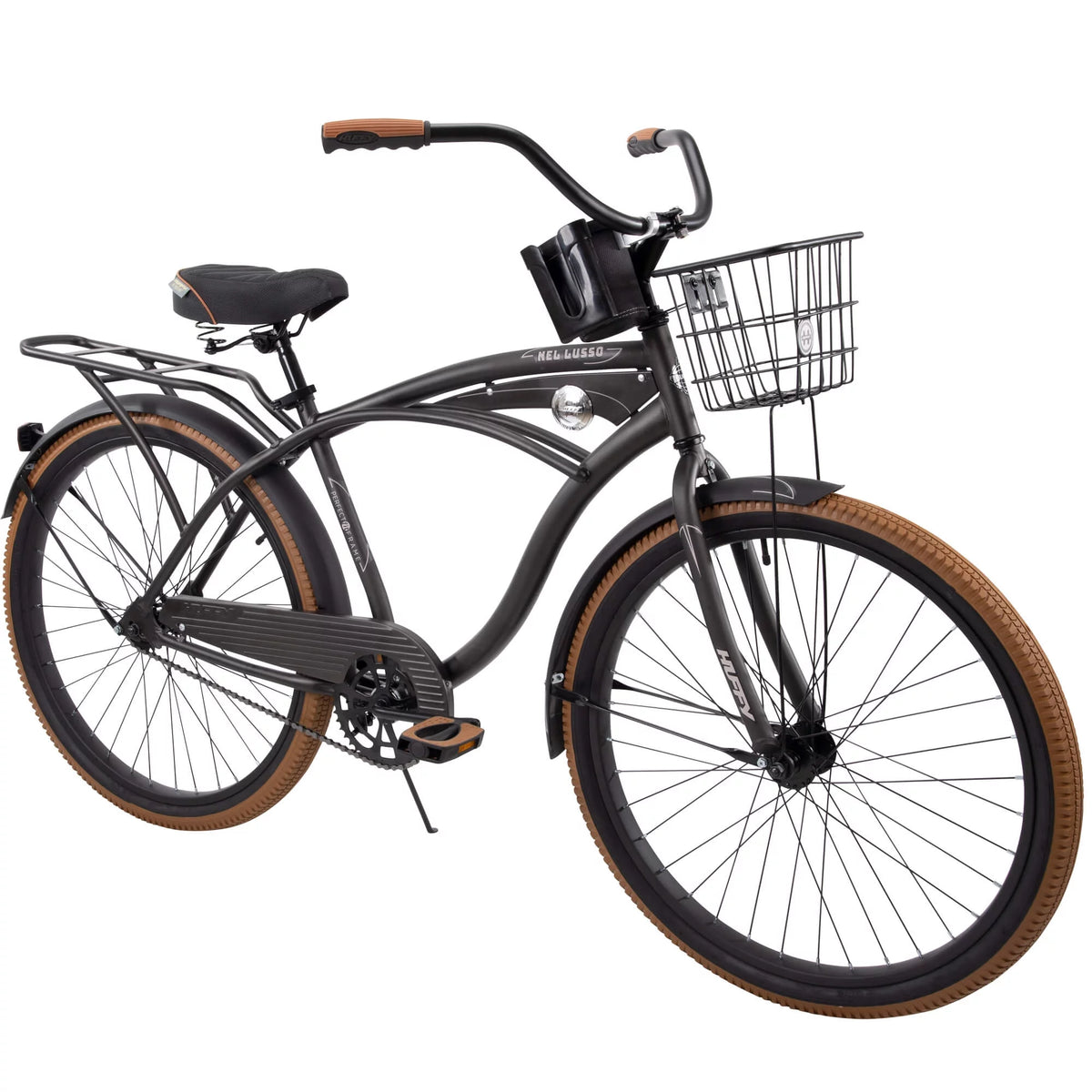 Charcoal 26 In. Single-Speed Cruiser Bike V1144