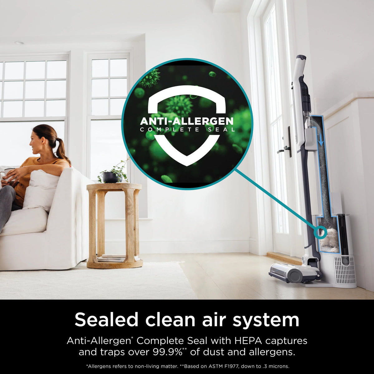 Cordless Stick Vacuum Cleaner with HEPA Self-Empty Base Y7672