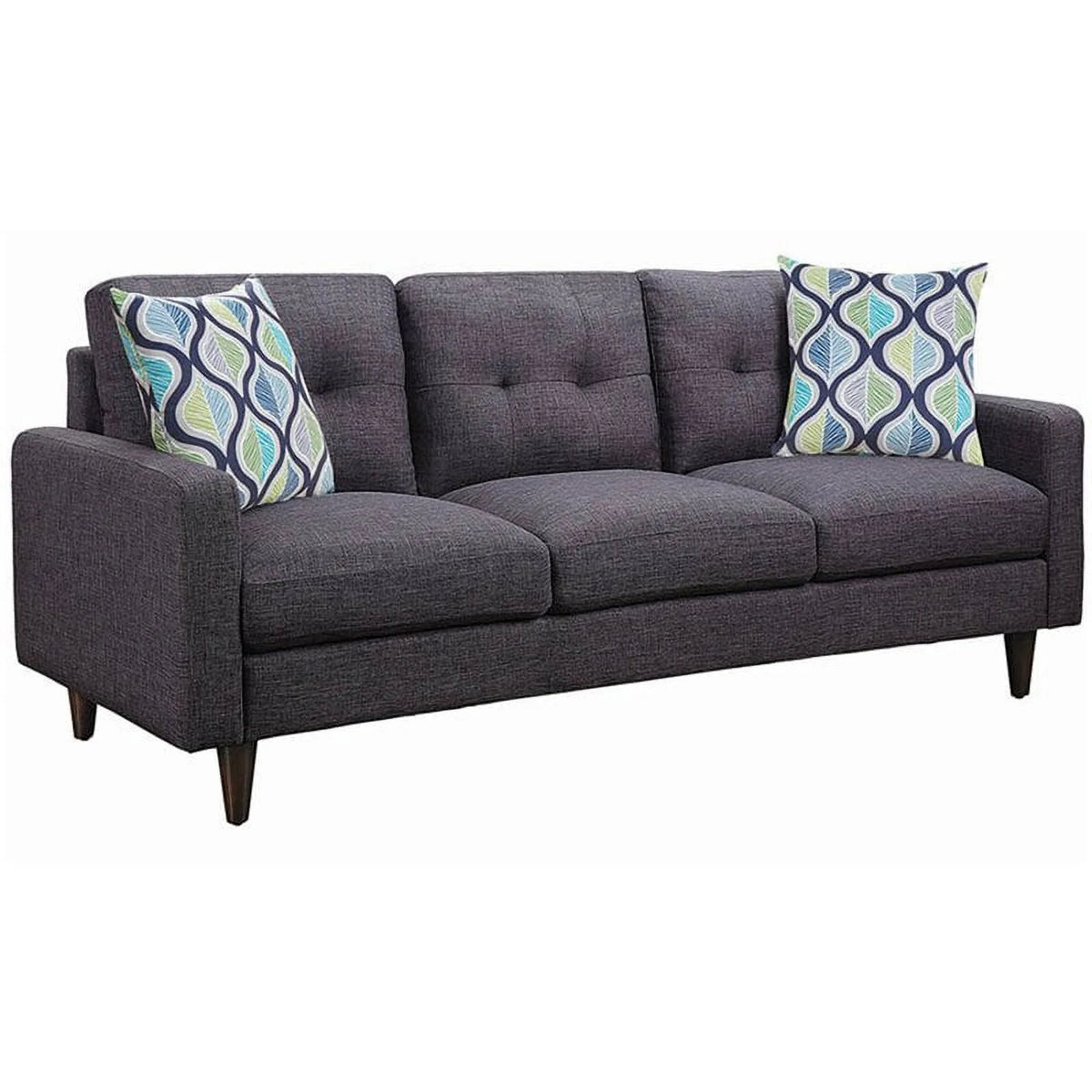 Grey 3-piece Living Room Set A6755