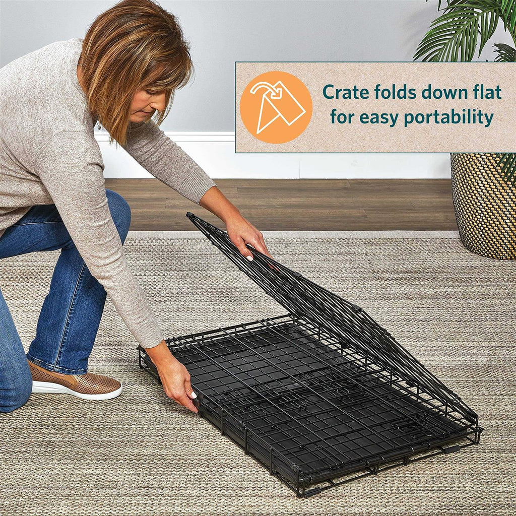 Black Single Door Dog Crate J75276
