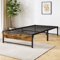 Twin Metal Platform Bed Frame with Storage Q40038