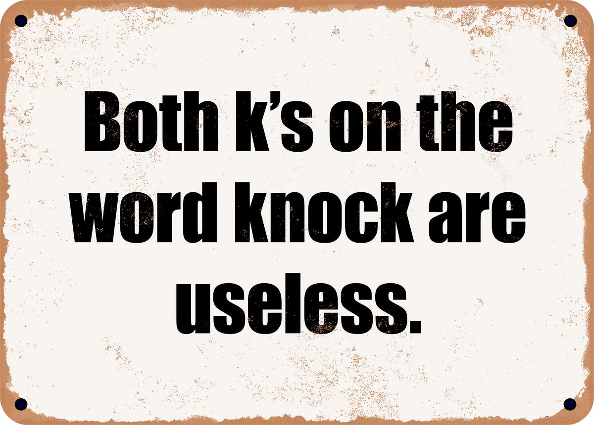 Metal Sign K457702