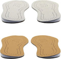 2 Pairs Leather Orthopedic Insoles Heel Inserts Shoe Wedge (35-36) C26212