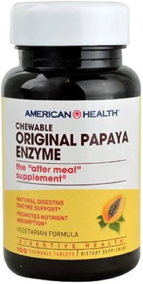 Chewable Papaya Enzyme 100 Tablets Pack of 2 D7843