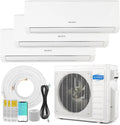3 Zone 27000 BTU WIFI Mini Split AC/Heating System X4544