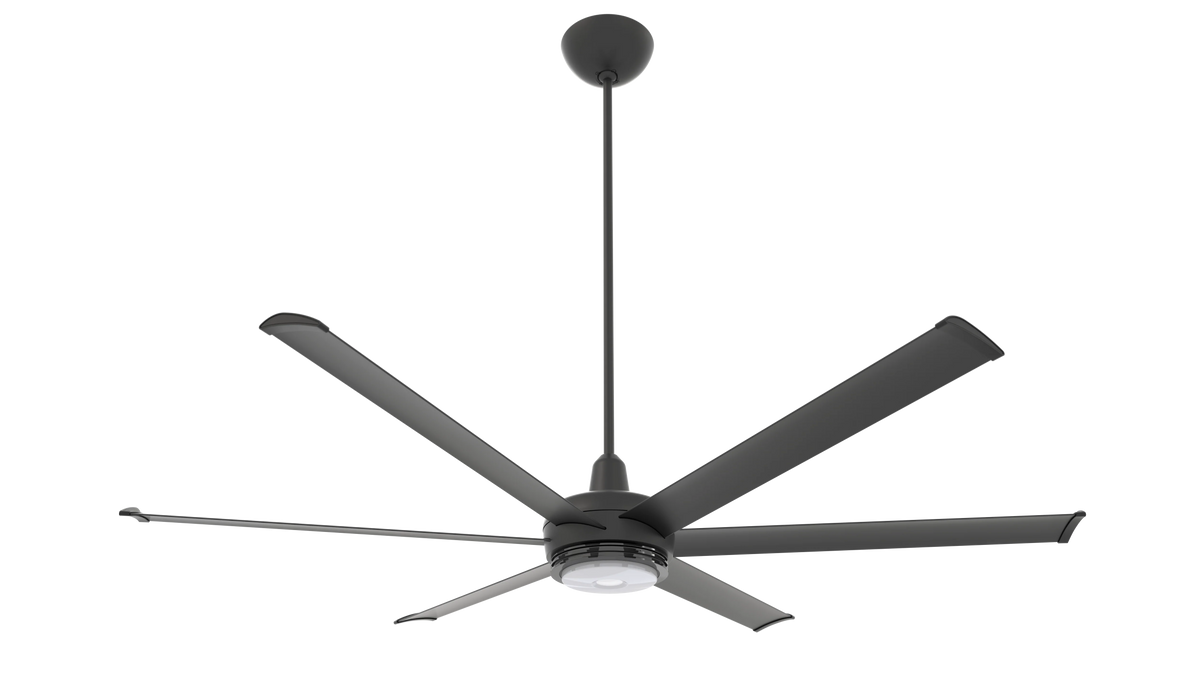 White 72 Ceiling Fan with Downlight J908