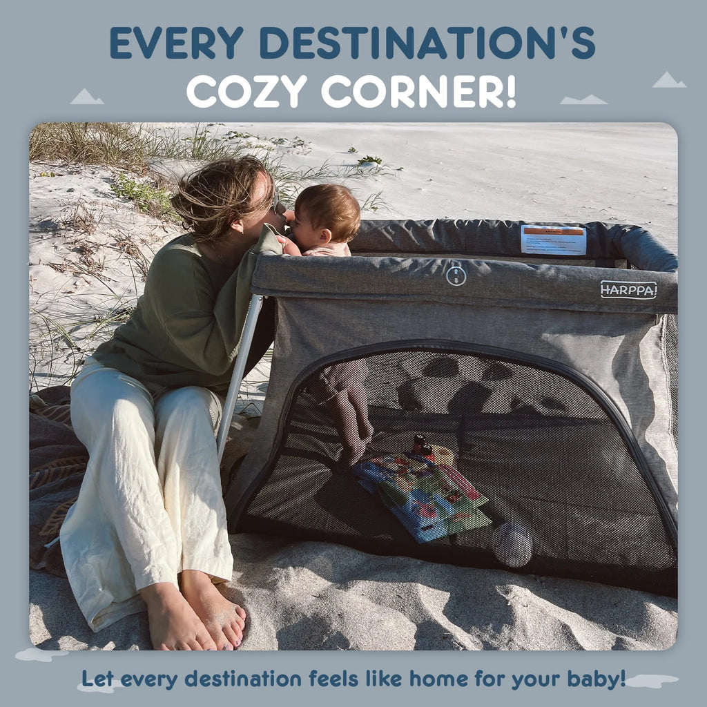 Portable Foldable Travel Crib with Mattress K931040