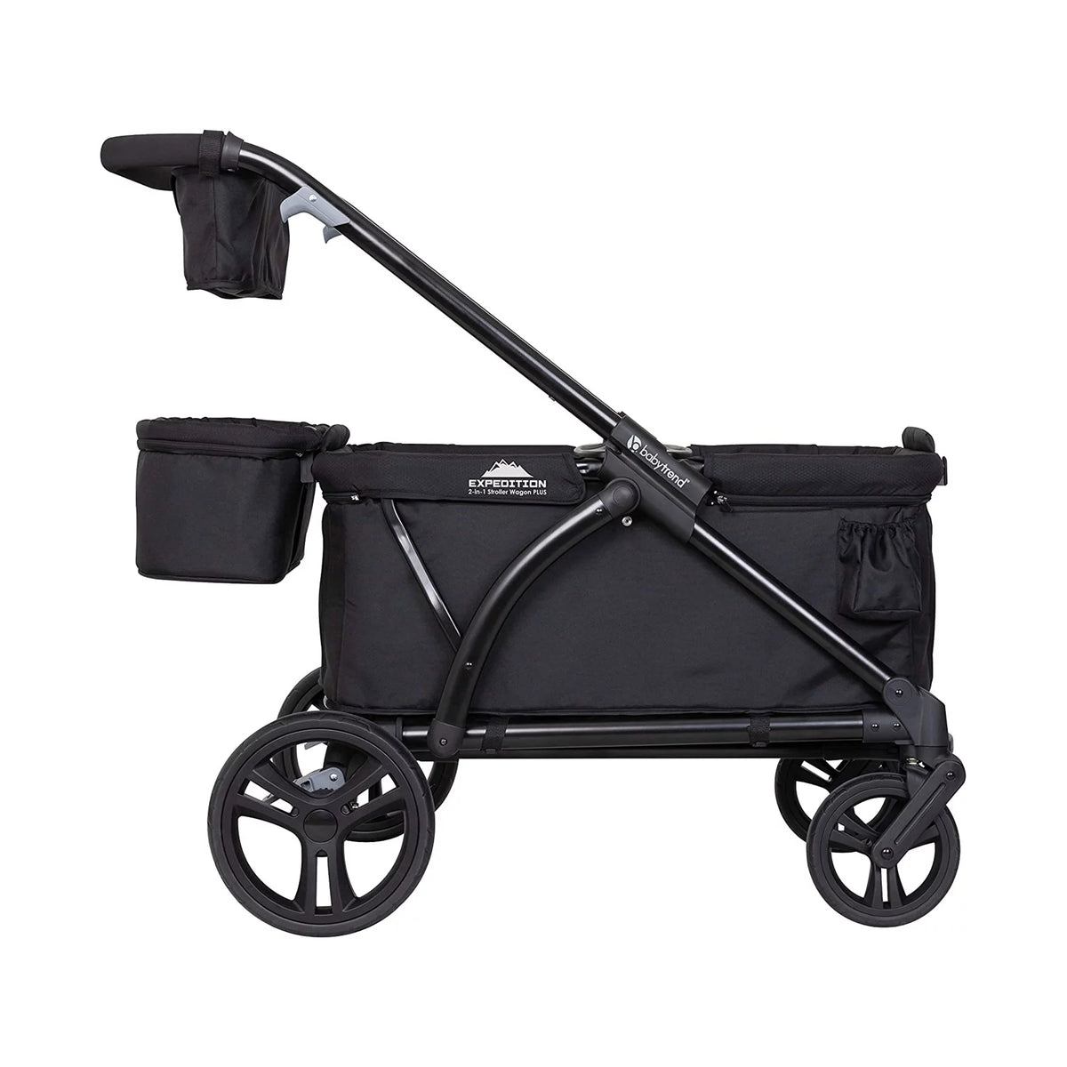 Black 2-in-1 Stroller Wagon I174622