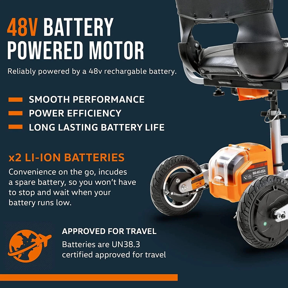 Foldable Lightweight Mobility Scooter P206
