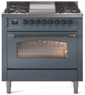 Blue Grey Dual Fuel Propane Gas Range P70168