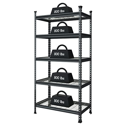 68" W x 24" D x 65" H 7200 LBS Heavy Duty Metal Shelving R755601