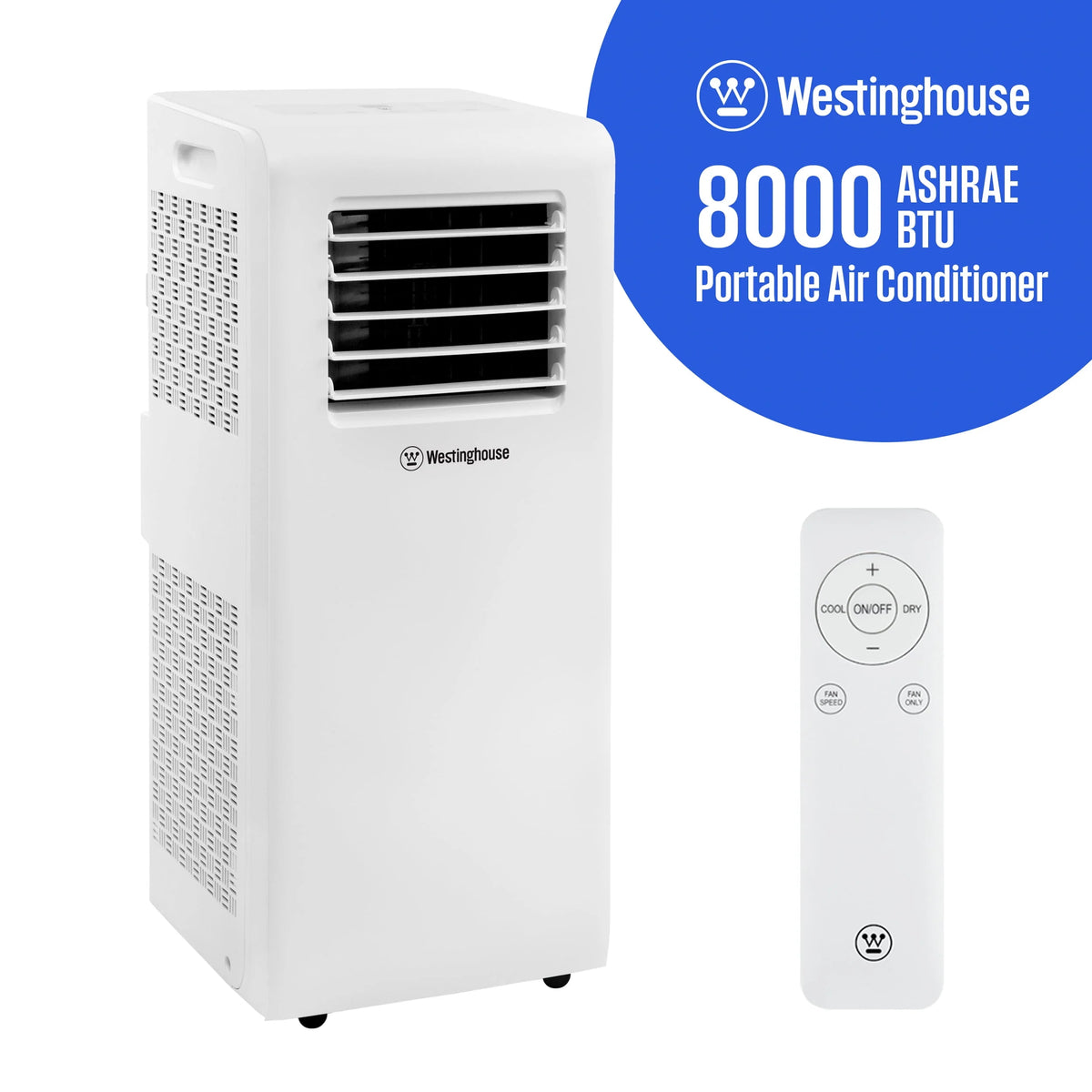 8,000 BTU Portable Air Conditioner with Remote A254