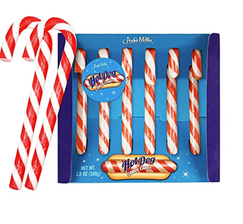 Hot Dog Candy Canes K7314