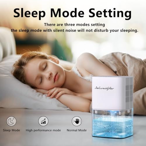 1800ML Small Dehumidifier with 10 Color Lights 5 Timers 3 Modes K810190