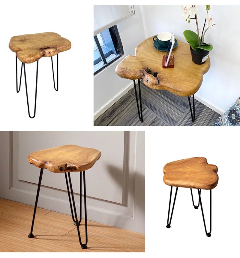 Natural Wood End Table U73299