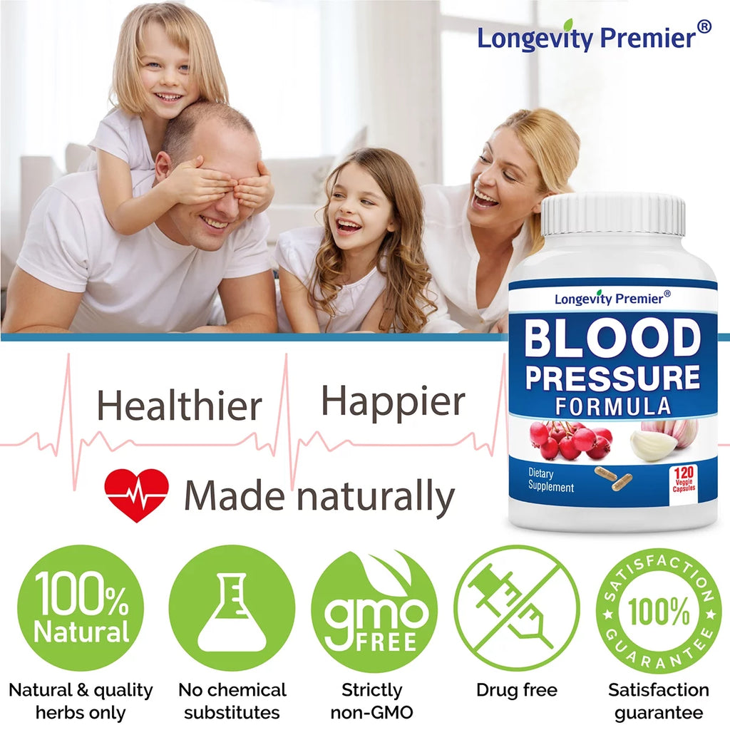 Blood Pressure Supplement 120 Capsules M73445