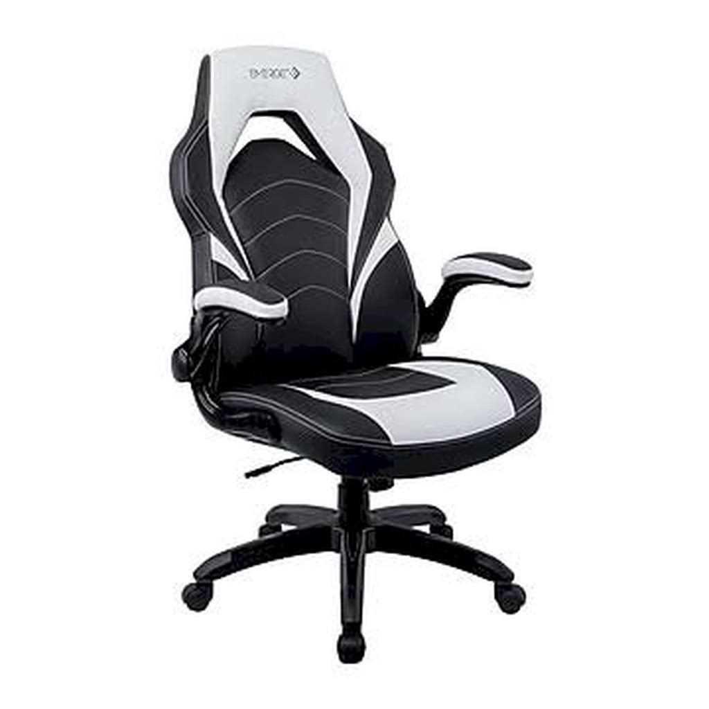 Black & White Bonded Leather Gaming Chair O300137