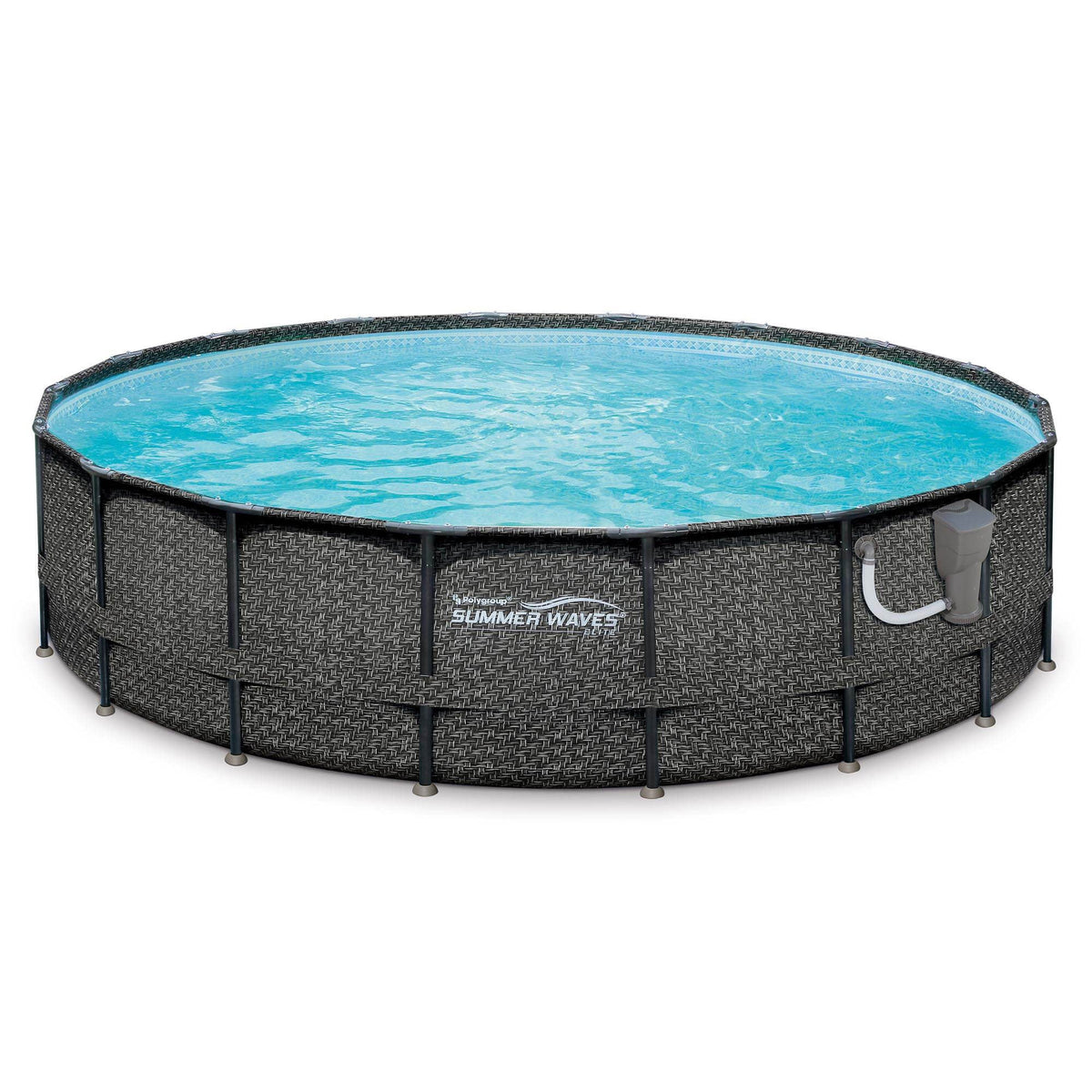 20ft x 48in Above Ground Frame Swimming Pool Set with Pump F202500