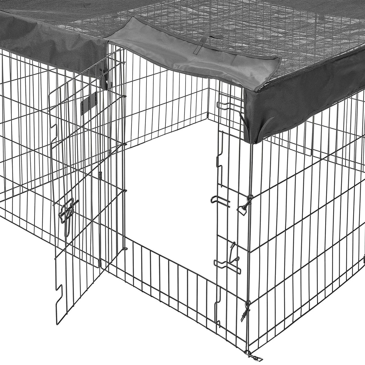 Square Exercise Pen Fabric Mesh Top H211130