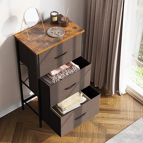 Black 3 Drawer Dresser I13796