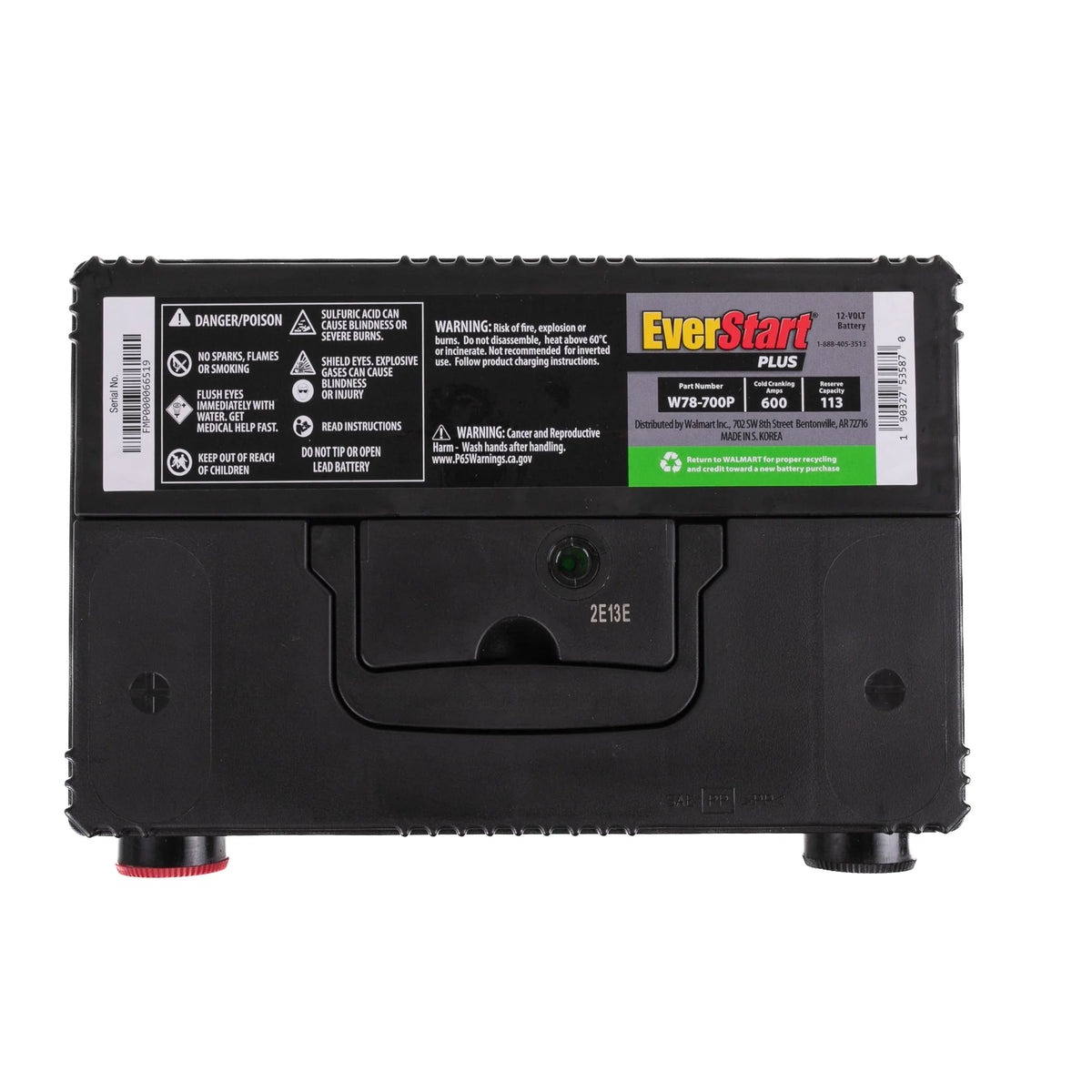 Lead Acid Group 78 Automotive Battery 12 Volts 600 CCA J291200