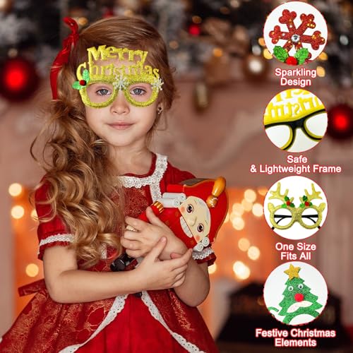 12 Pcs Christmas Glasses Party Favors N66223