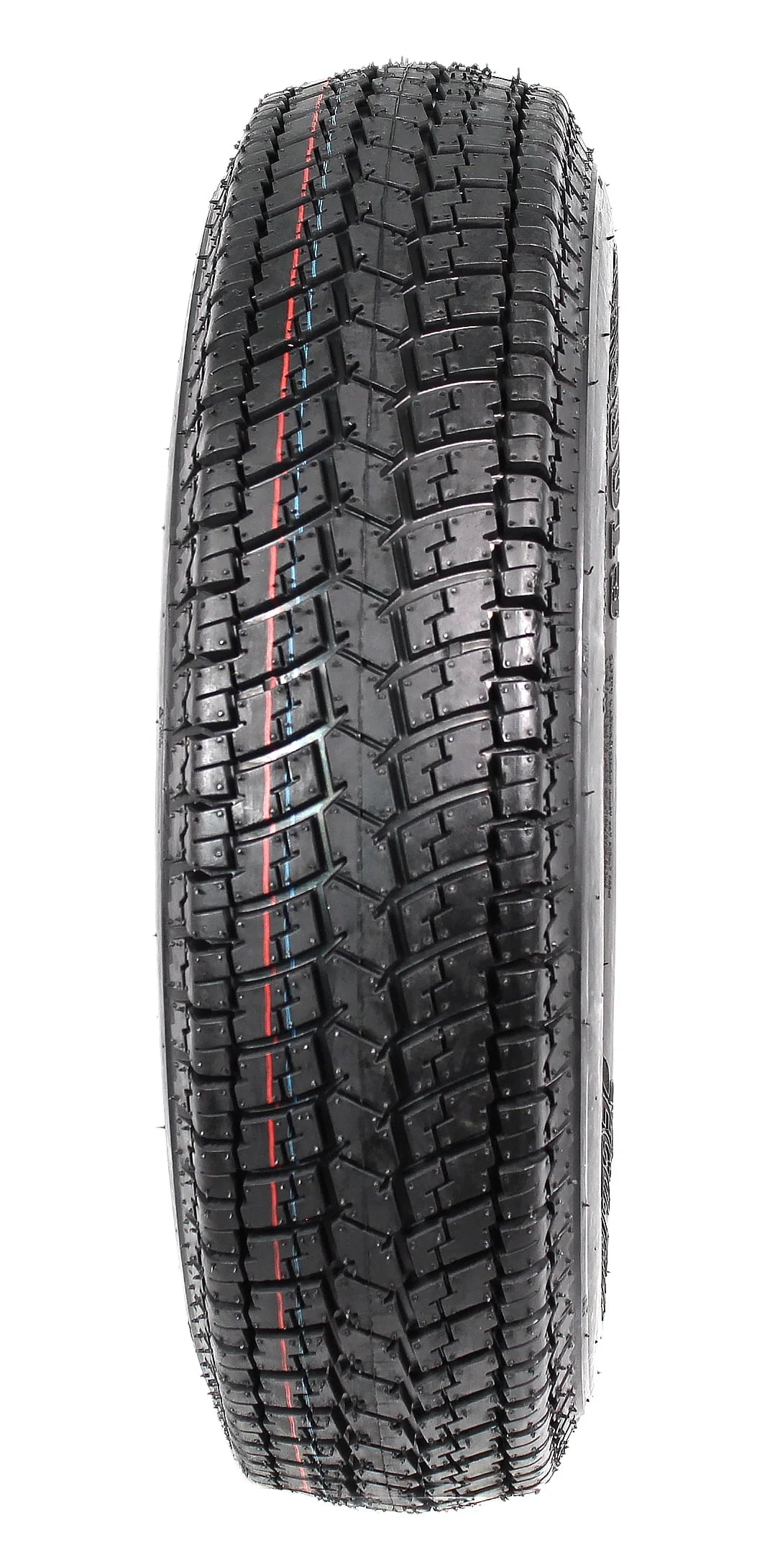 2-Pk Trailer Tires Rims ST175/80D13 5 Lug White Spoke Wheel H4778