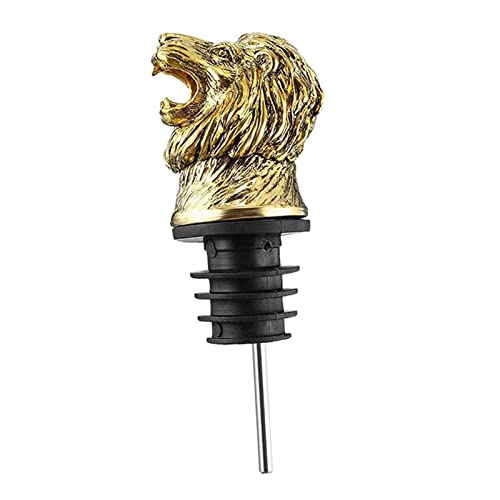 Zinc Alloy Animal Stag Head Bottle Pourer Q7324