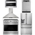 36 Gas Range, Range Hood, Refrigerator, Dishwasher and Microwave E270337