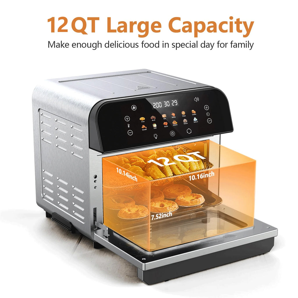 12QT Touchscreen Air Fryer Oven B1452