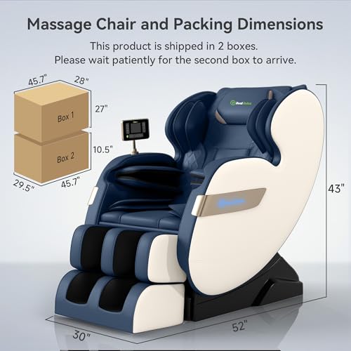 Black Full Body Airbags Massage Recliner with Zero Gravity I1101