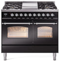 Black Dual Fuel Natural Gas Range G82366