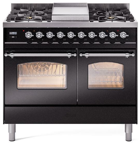 Black Dual Fuel Natural Gas Range G82366
