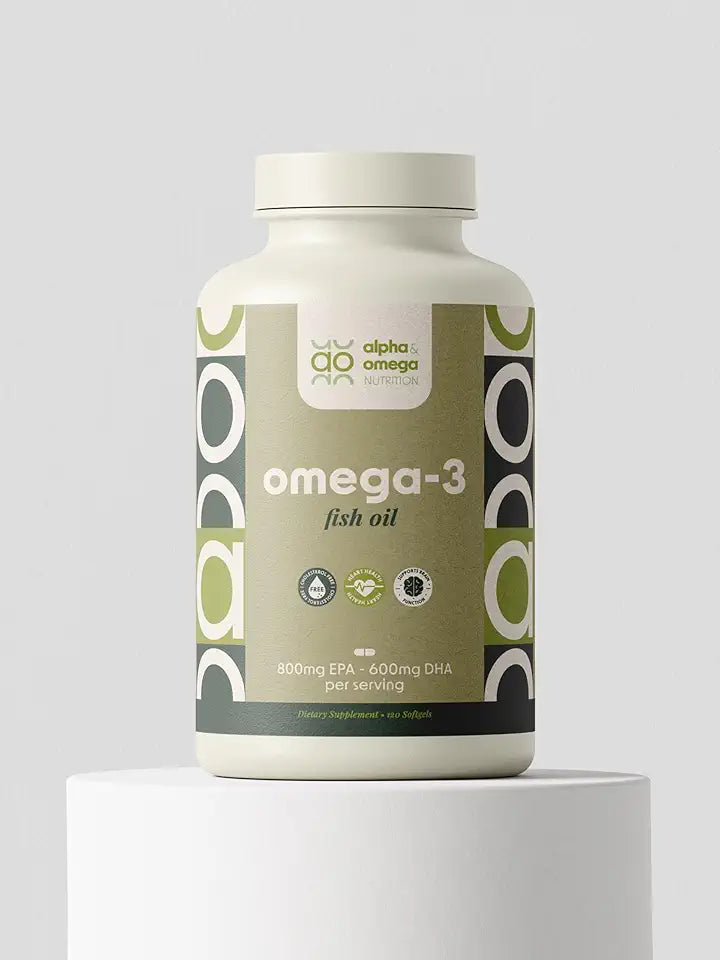 2500mg Omega 3 Fish Oil 120 Softgels H5735