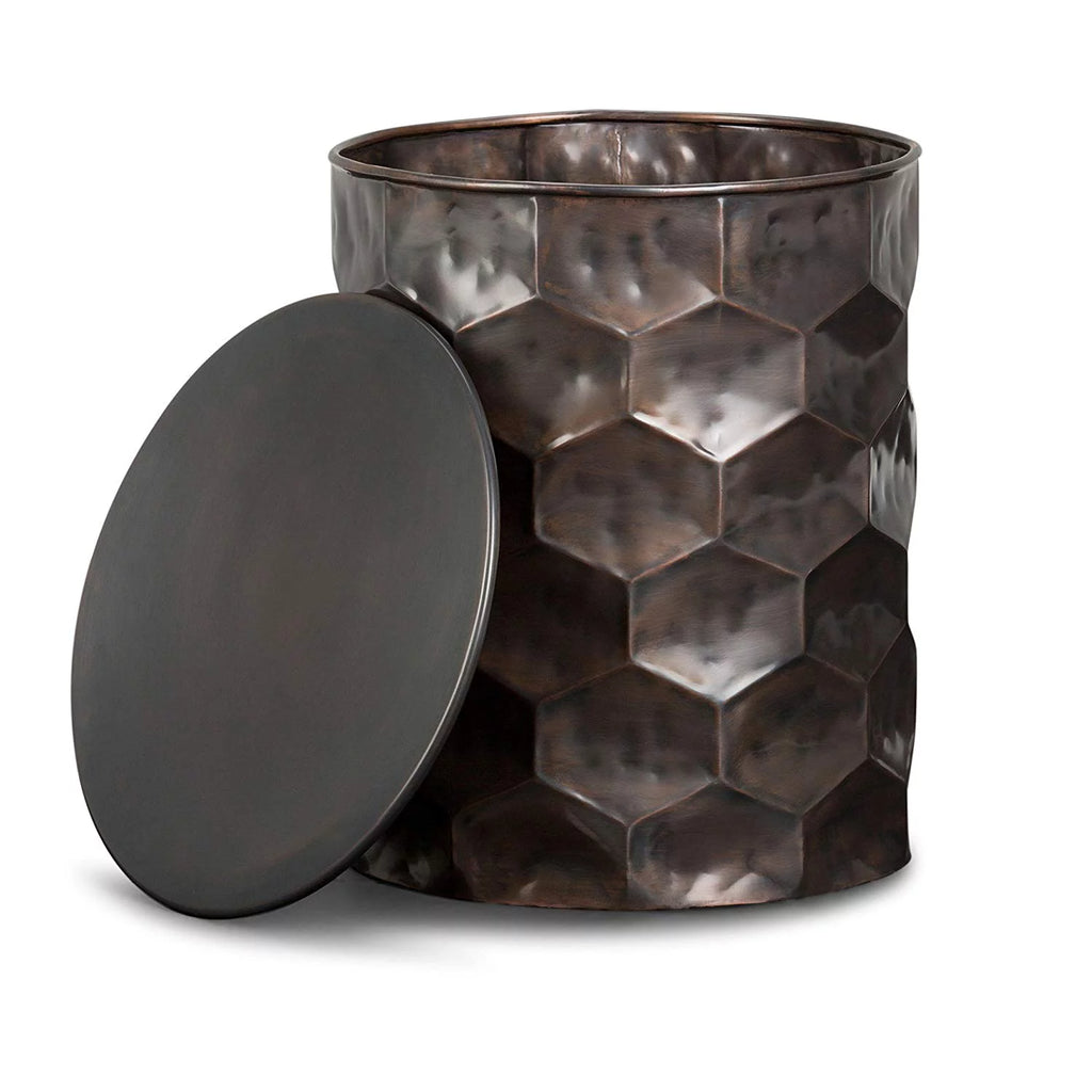 Metal Storage Accent Side Table F299
