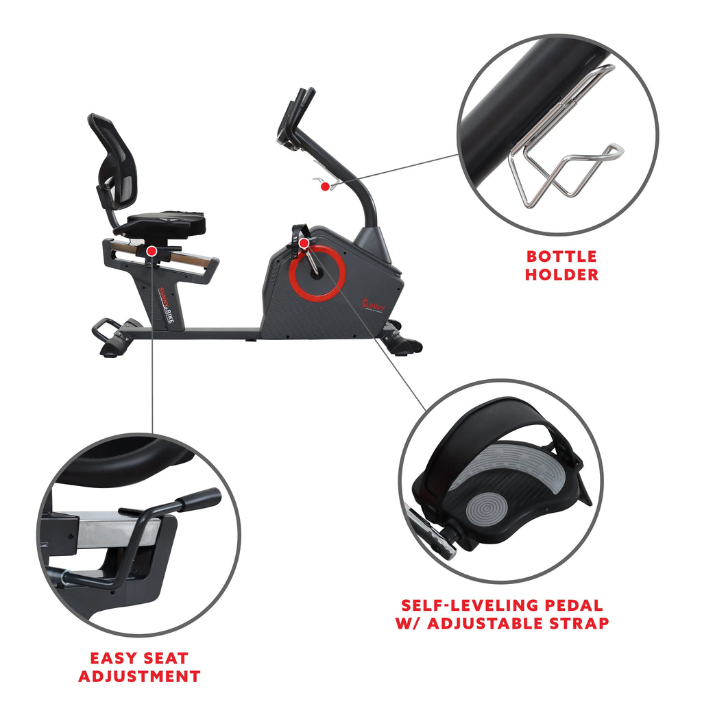 Magnetic Resistance Smart Recumbent Bike L54868