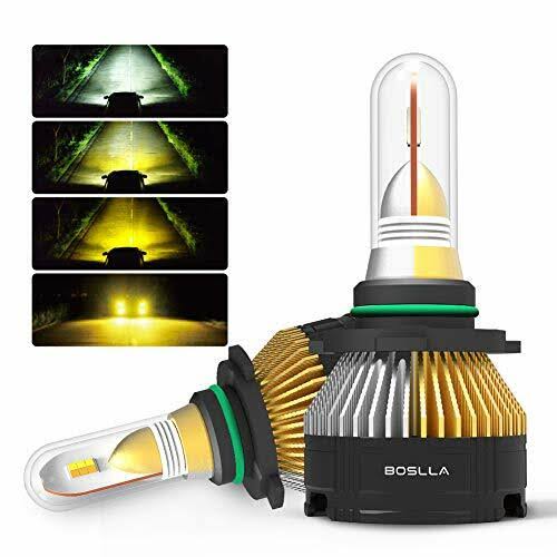 9006/HB4 3 Color 4 Modes 6500K/4300K/3000K Headlight Bulb Pack of 2 U910456