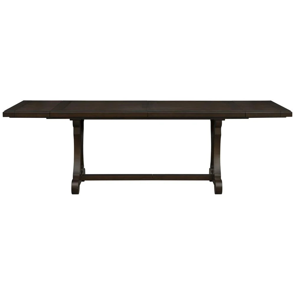 Brown Rectangle Extension Dining Table U1583