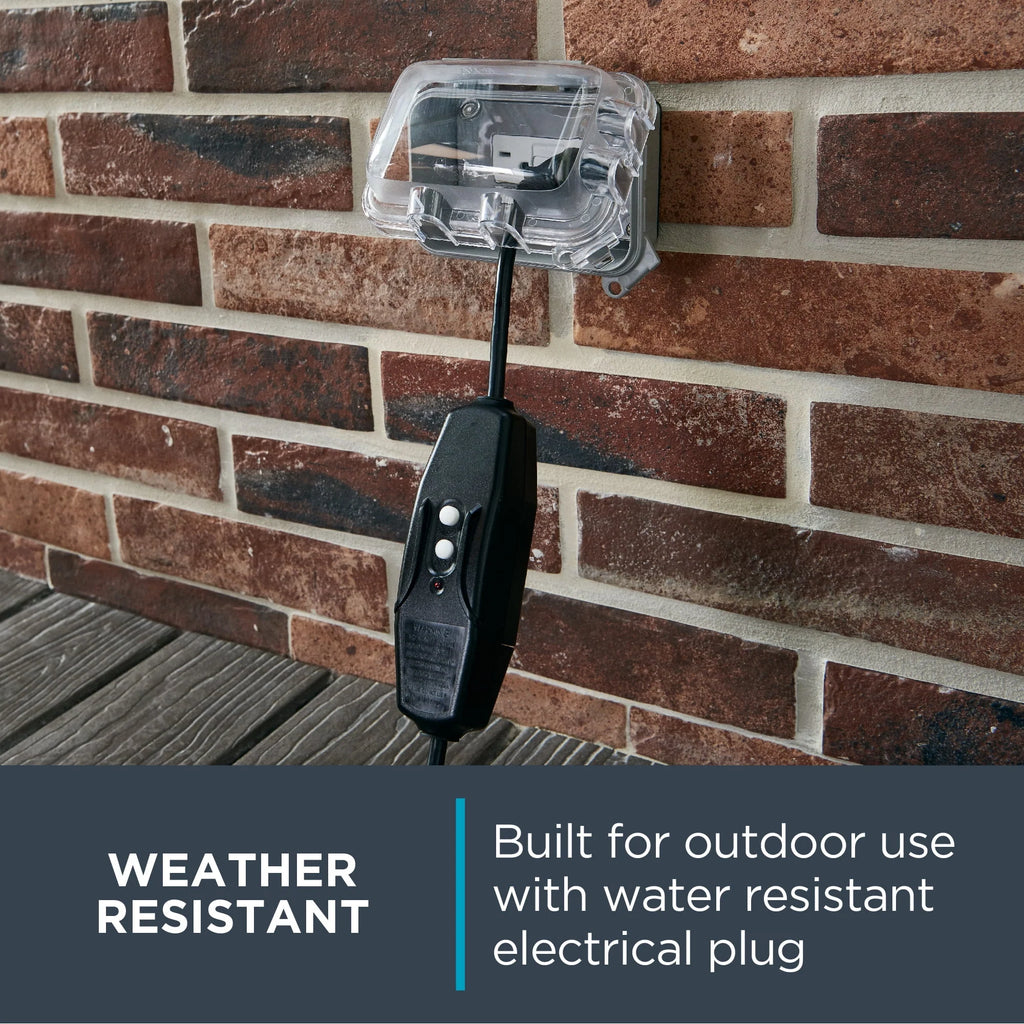 Portable Weather Resistant Black Fan D4367